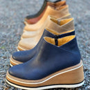 Mia - Ergonomiske komfortsko med hæl