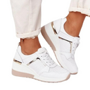 Sophia - Moderigtige kilehælssneakers med en sporty kant