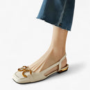 Lioma - Stilfulde sandaler med slingback design og dekorativt spænde