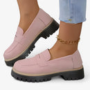 Nora – Afslappede slip-on loafers med afrundet tå design