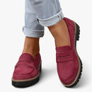 Nora – Afslappede slip-on loafers med afrundet tå design