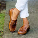 Linda – Slip on loafers med teksturerede detaljer og klassisk lavprofil silhuet