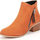 Billie – Stilfulde ankelstøvler med lynlås i siden og skridsikker sål