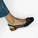 Lioma - Stilfulde sandaler med slingback design og dekorativt spænde