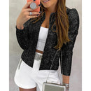Camille - Chic funklende glitterjakke