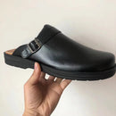 Ethan - Klassiske slip on lukkede tå hjemmesko med justerbart spænde