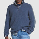 VelvetEase Lynlås Forretnings-casual Herre Cashmere Trøje