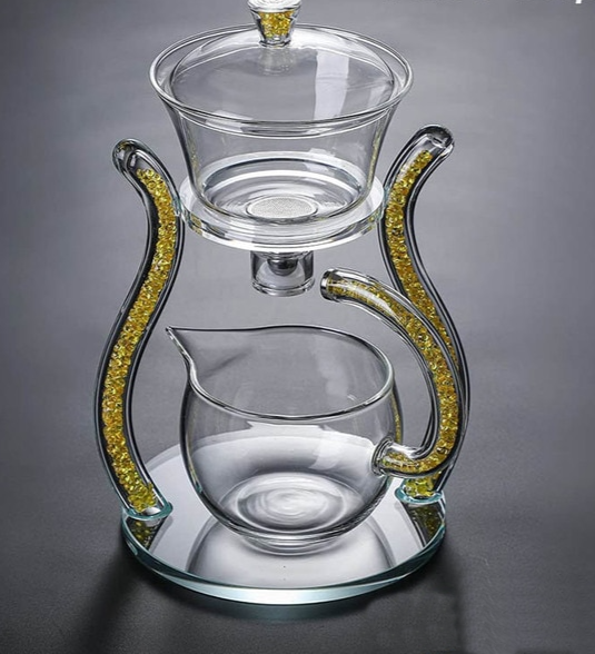 TeaLuxe - Elegant Glaste sæt til Tebrygning til Sofistikeret Servering