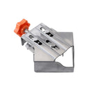 AngleLock – Justerbar højrevinklet hjørneklemme med ergonomisk knap til præcis montering