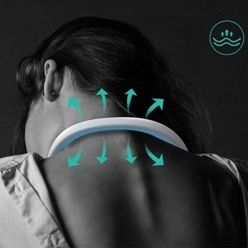 BreezeLoop – Bærbar nakkeventilator med bladløst og bærbart design