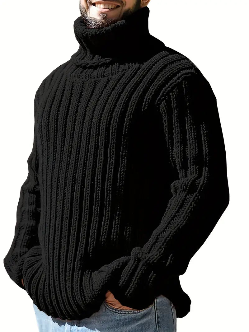 Henry - Blød rullekravesweater for ultimativ varme