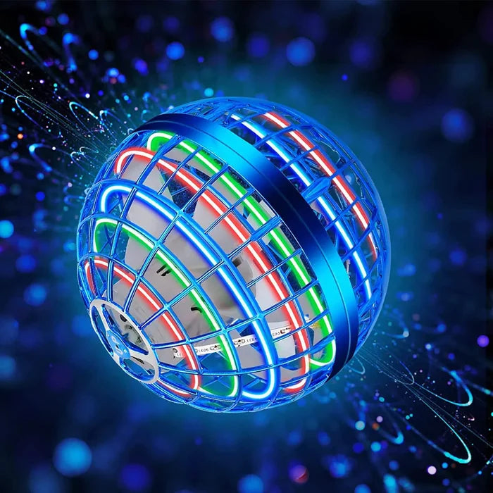 HoverSphere – AI flyvende spinnerkugle med boomerang effekt og LED lys