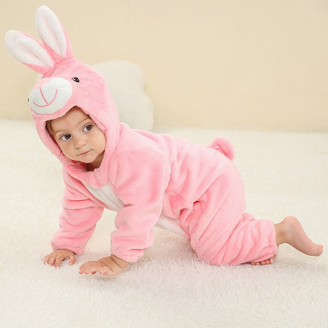 DinoNest – Børne Dinosaurus Onesie Pyjamas med hætte og lynlåslukning