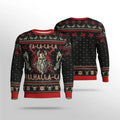 Anthony - Langærmet sweater med unikt print og rund halsudskæring