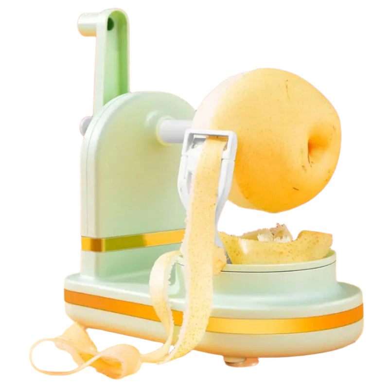 GlideTurn - Håndsvingsskræller til frugt og grøntsager med bordmontering