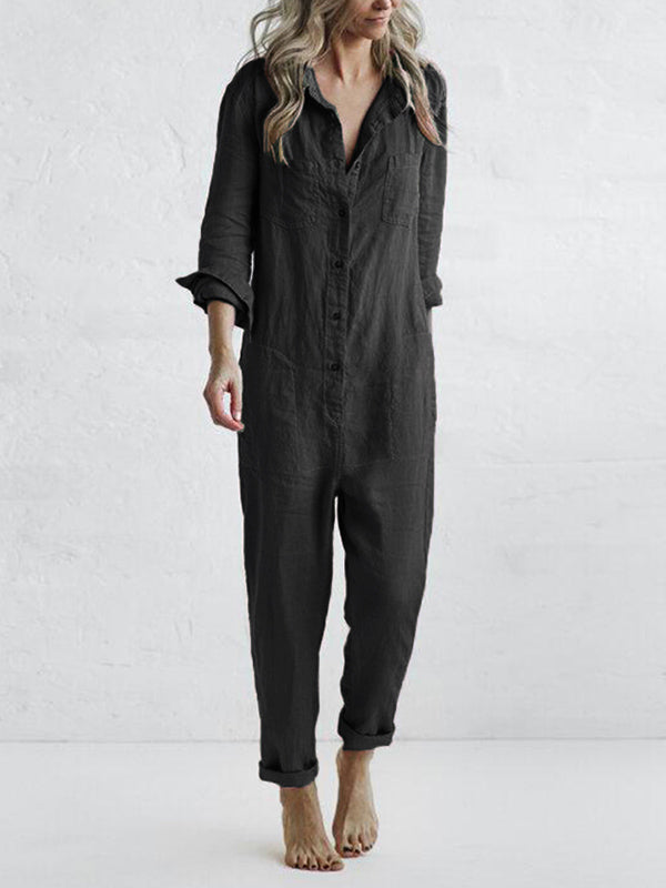 Riley - Langærmet Jumpsuit