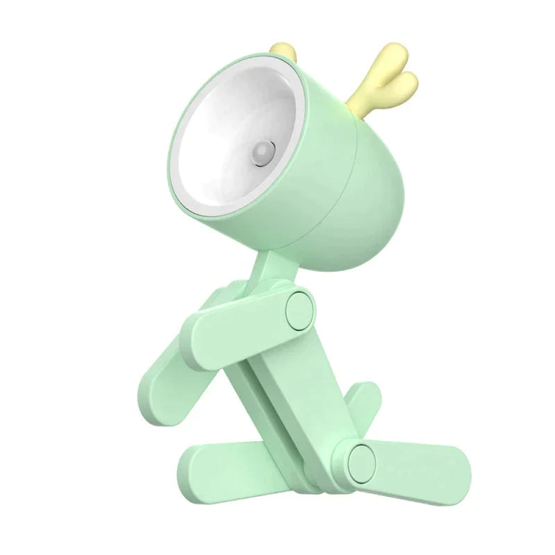 LightPals - Mini foldbar skrivebordslampe i hunde og hjorteform