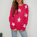Celeste – Legesyg sweater med stjerneprint, rund halsudskæring og lange ærmer