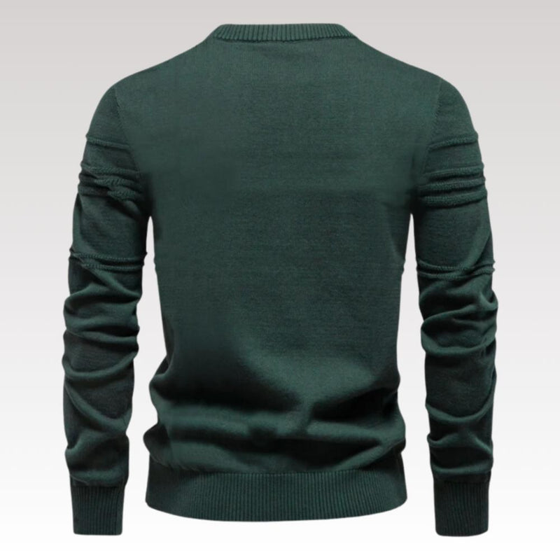 Robby - Elegante slank sweater med lange ærmer og rund halsudskæring