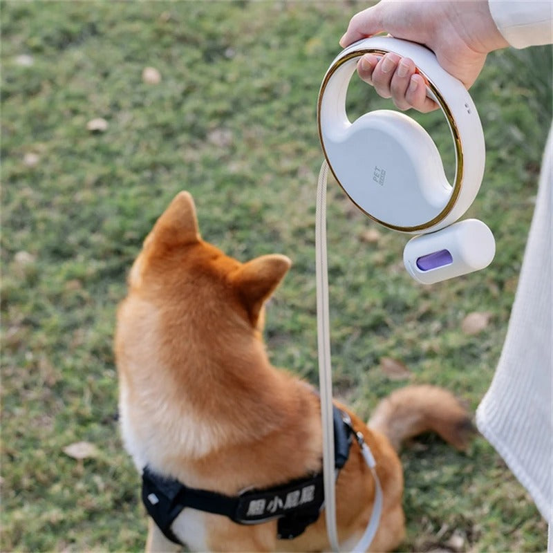 PawGuard - Automatisk hundesnor med LED lys og ergonomisk håndtag