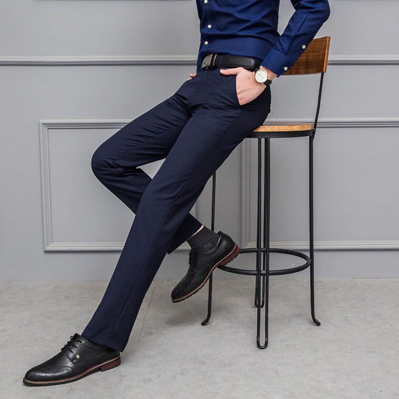 Perara – Stilfulde Slim Fit Bukser med Sidelommer og Knap foran