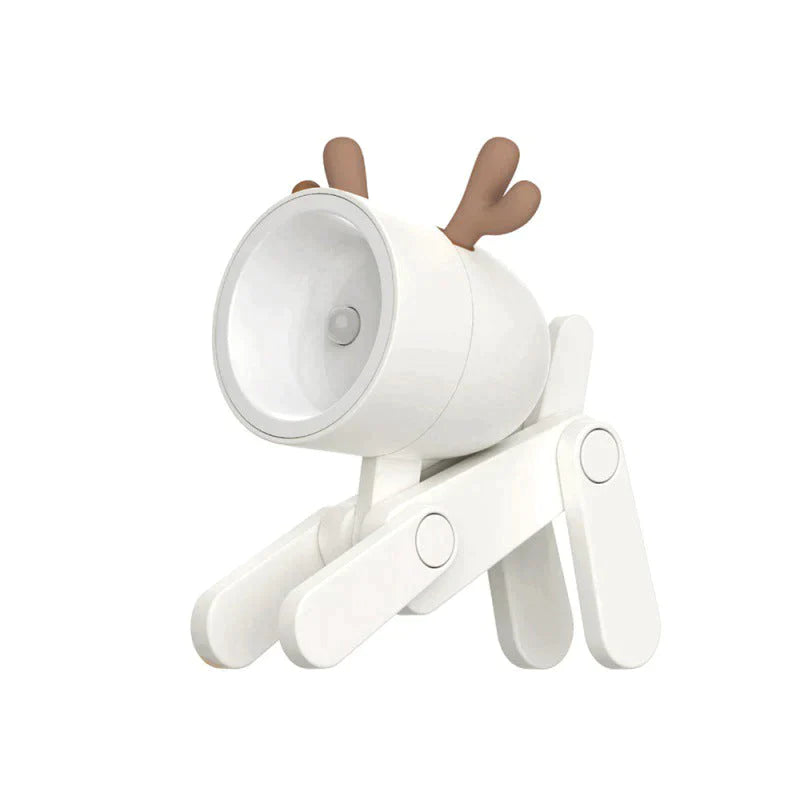 LightPals - Mini foldbar skrivebordslampe i hunde og hjorteform