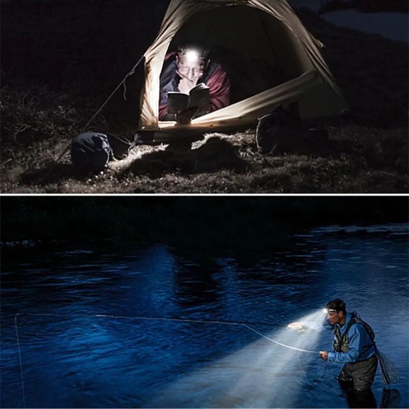 TrailBeam – Genopladelig LED pandelampe med justerbar rem og USB-bærbar