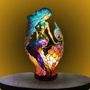 LuminaWild - Håndlavet kunstlampe med dyremotiver i livlige farver