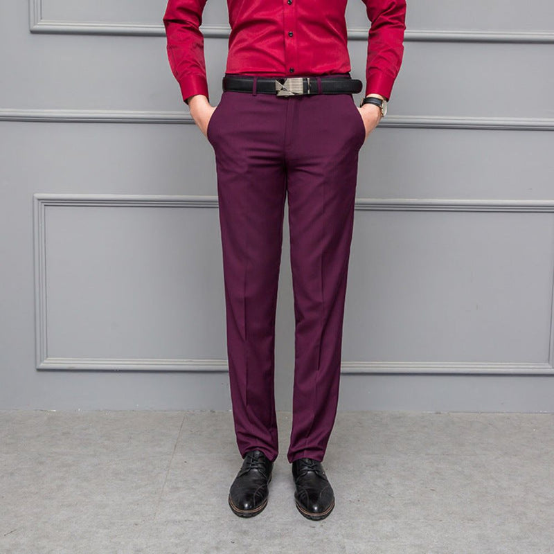 Perara – Stilfulde Slim Fit Bukser med Sidelommer og Knap foran