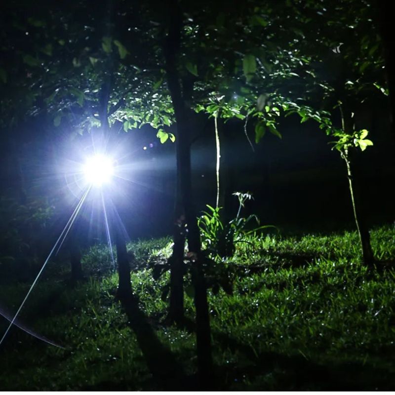 TrailBeam – Genopladelig LED pandelampe med justerbar rem og USB-bærbar