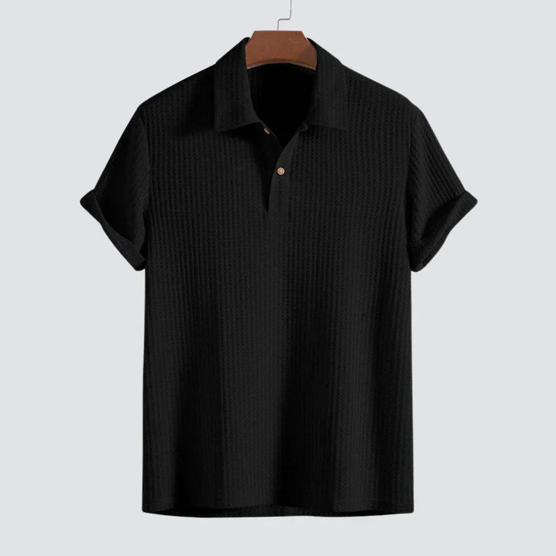 John – Klassisk poloshirt med korte ærmer og afslappet silhuet