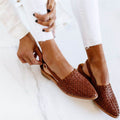 Mira – Trendy Slip-On Slingback sko med struktureret design