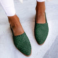 Mira – Trendy Slip-On Slingback sko med struktureret design