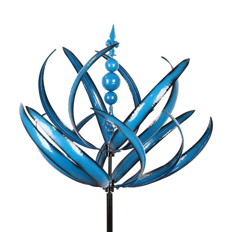 BreezeBloom – Vinddrevet havespinder med elegant roterende design