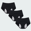 Megan - Ultra Lækagesikker beskyttelse - Lugtfri Trusser i 3 Sæt