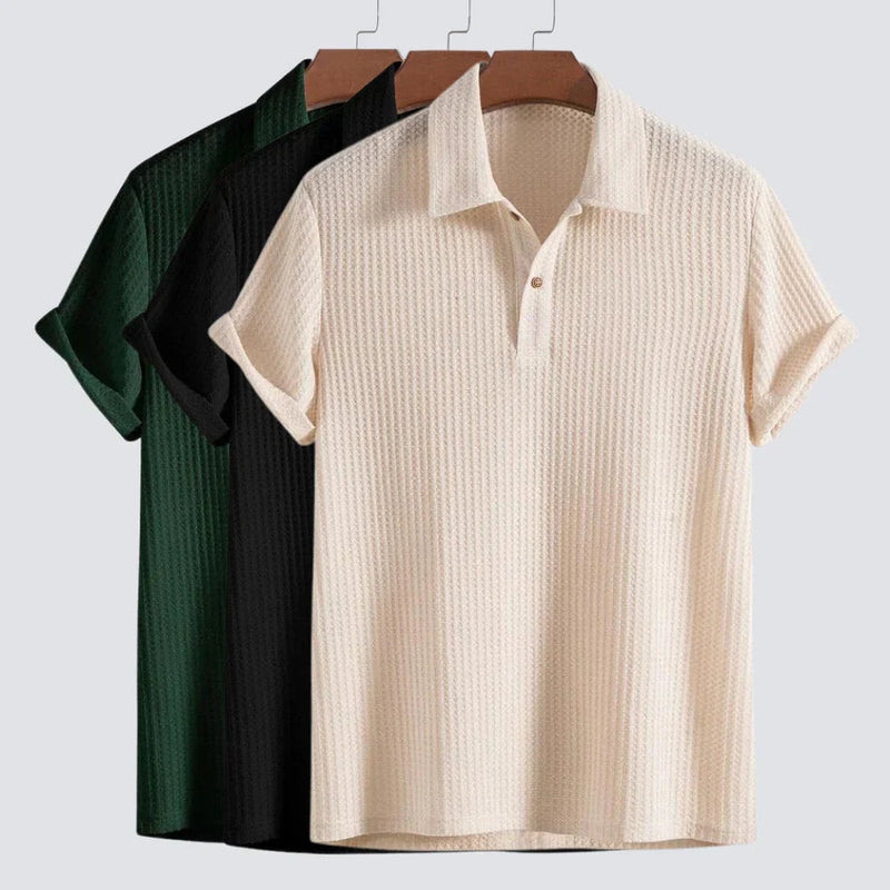 John – Klassisk poloshirt med korte ærmer og afslappet silhuet