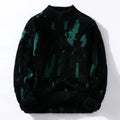 Danial – Stilfuld printet sweater med lange ærmer og klassisk rund halsudskæring