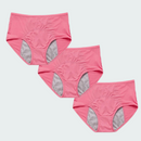 Megan - Ultra Lækagesikker beskyttelse - Lugtfri Trusser i 3 Sæt