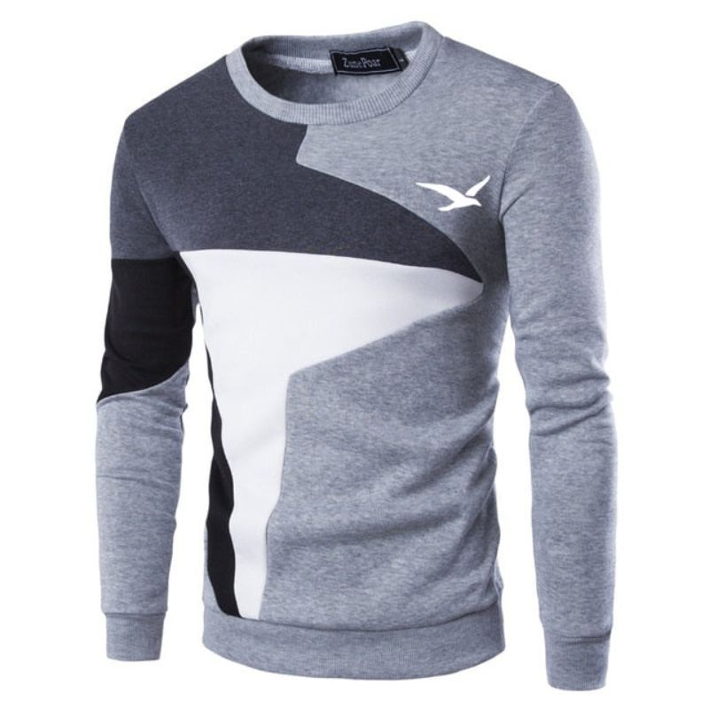 Dsouza – Elegante slank fit sweater med lange ærmer og rund hals