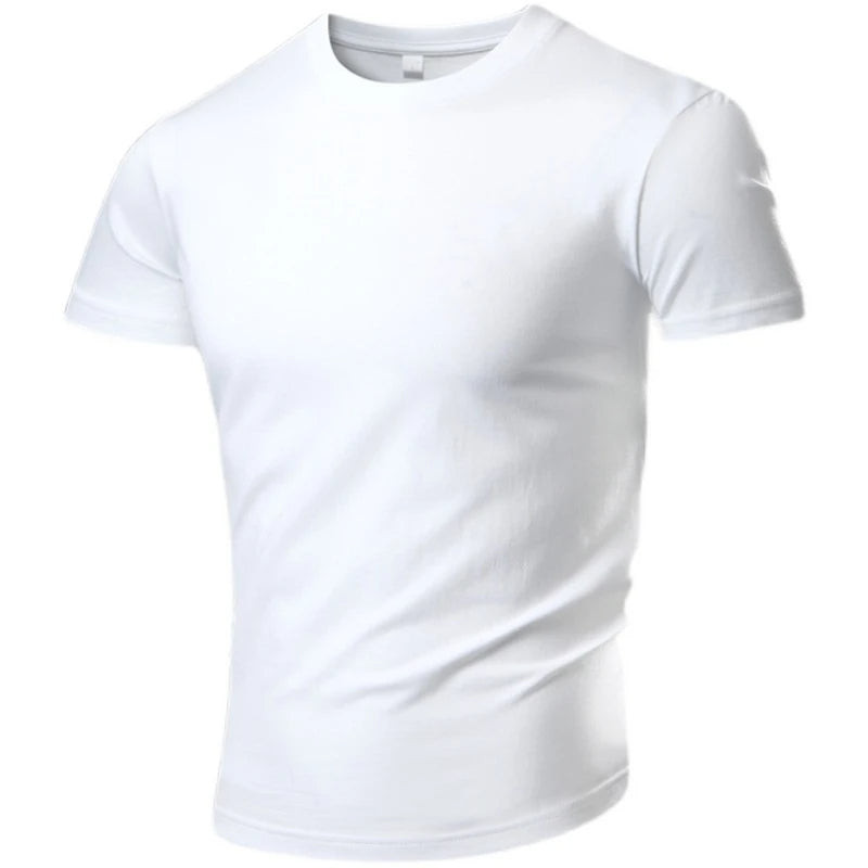 Travis – Åndbar t shirt med korte ærmer og rund hals
