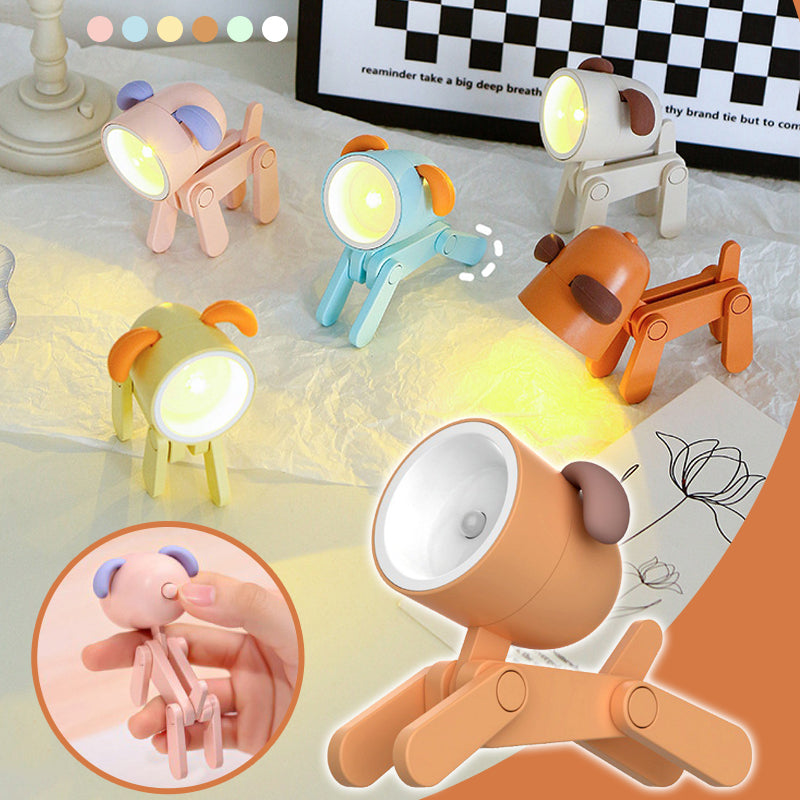 LightPals - Mini foldbar skrivebordslampe i hunde og hjorteform