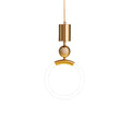 LumoLoop - Moderne loftslampe med ringformet LED og skulpturelt design
