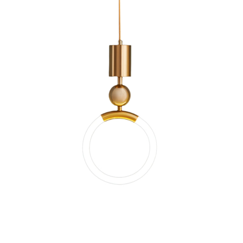 LumoLoop - Moderne loftslampe med ringformet LED og skulpturelt design