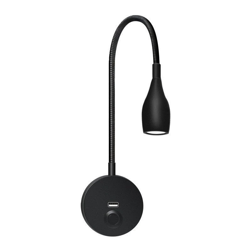 GlowForm – Trådløs væglampe med USB port og justerbart design