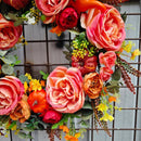 PetalGrace – Unik udendørs dekoration kunstig blomsterkrans