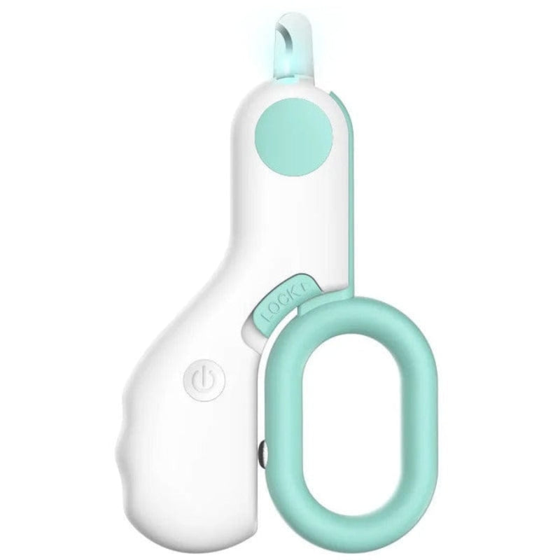 PawGlow – Ergonomisk kloklipper til katte med LED lys til præcis trimning