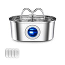 PurrFlow – Vandfontæne til kæledyr med indbygget pumpe og LED lys