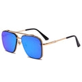 ViewTrail – Firkantede solbriller med aviator inspireret og gradient linsedesign