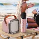 EchoTune – Mini karaoke højttaler med trådløse mikrofoner til sangsjov derhjemme