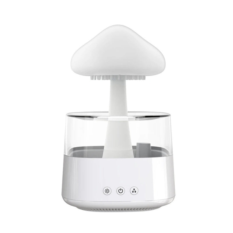 CloudMist - Regnsky luftfugter natlampe med justerbar regndråbe og timer